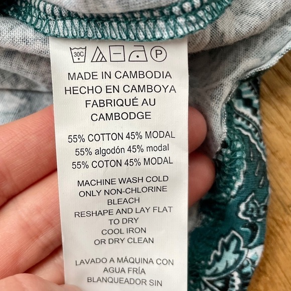 NWOT MICHAEL KORS GREEN BLOUSE - M - Picture 8 of 13